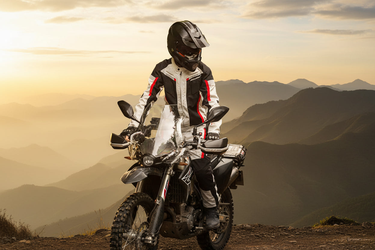 blouson hiver homme moto (protection) - helmetix HJK 168