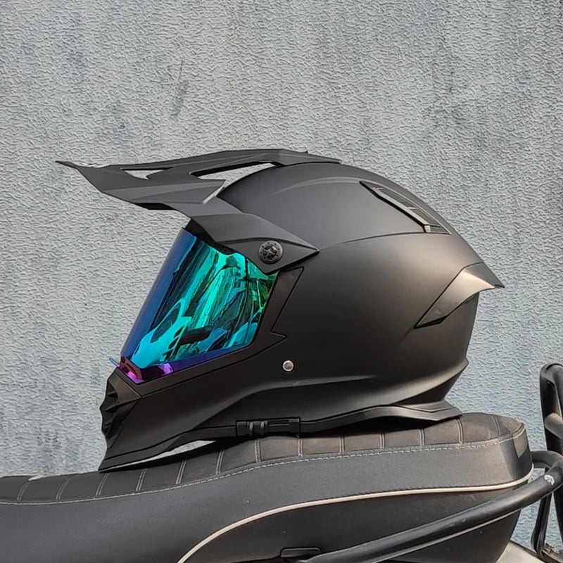 Casque moto cross carbone - Helmetix LX 56