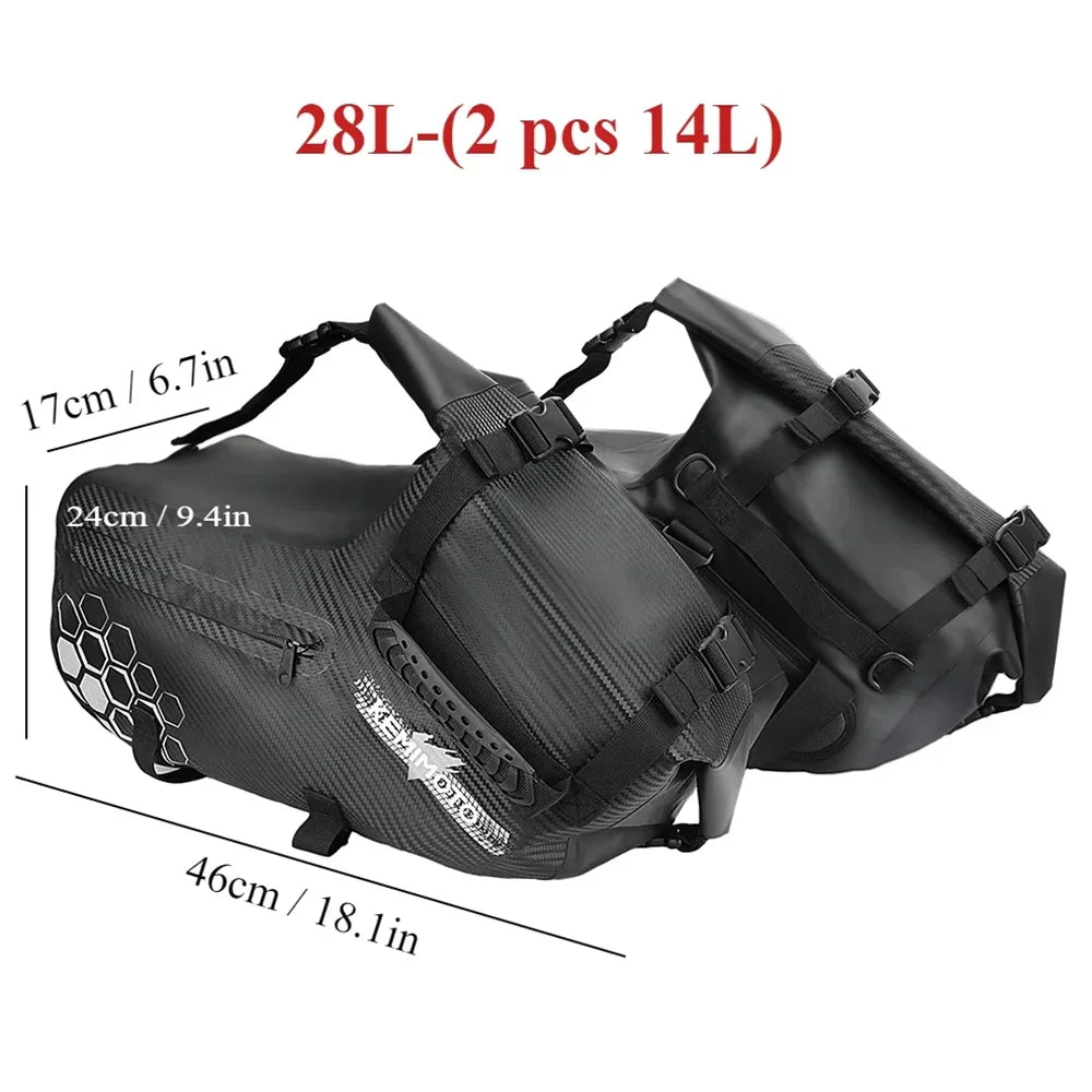 Sacoche cavalière moto - Helmetix GTX 256 Yamaha YZ450F WR250F for Honda CRF450R CRF300L...