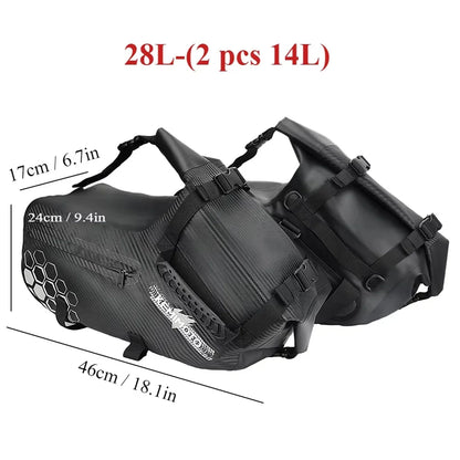 Sacoche cavalière moto - Helmetix GTX 256 Yamaha YZ450F WR250F for Honda CRF450R CRF300L...