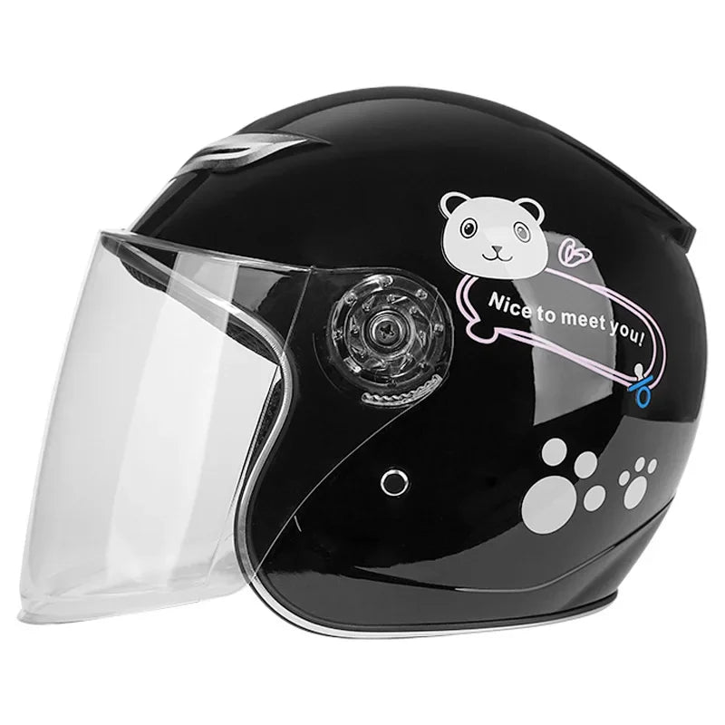 Casque moto enfant homologué - Helmetix RMJ 235