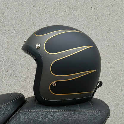 Casque moto style vintage - Helmetix TM 700