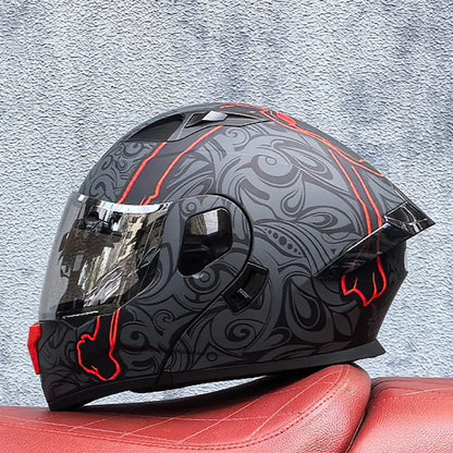 Casque moto modulable avec intercom intégré - Helmetix OKM 410