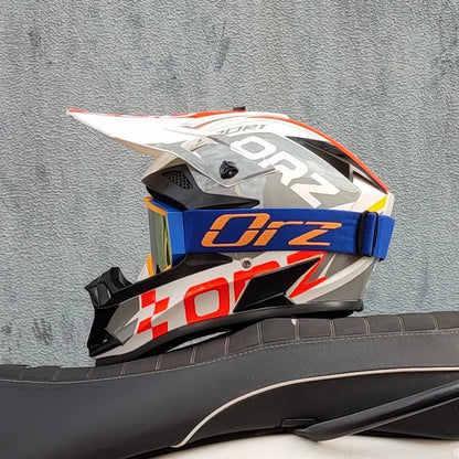 casque moto cross avec lunette - Helmetix LX 58