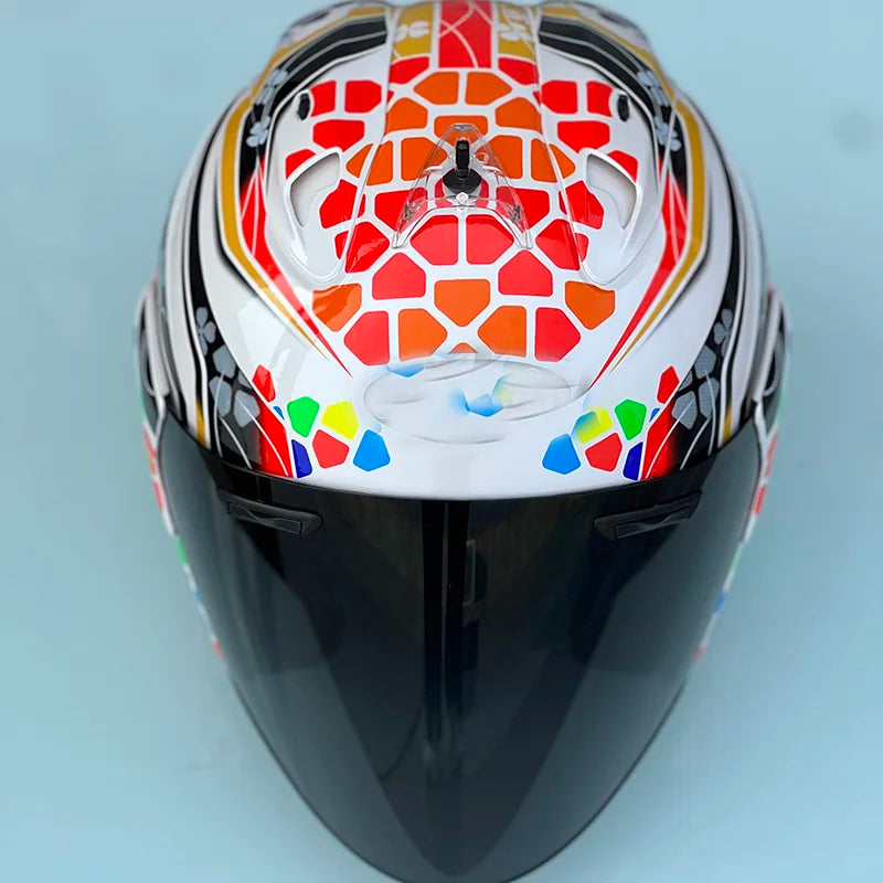 Casque moto jet avec ecran solaire - Helmetix TK 85