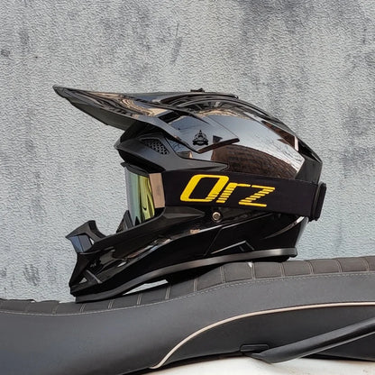 casque moto cross avec lunette - Helmetix LX 58