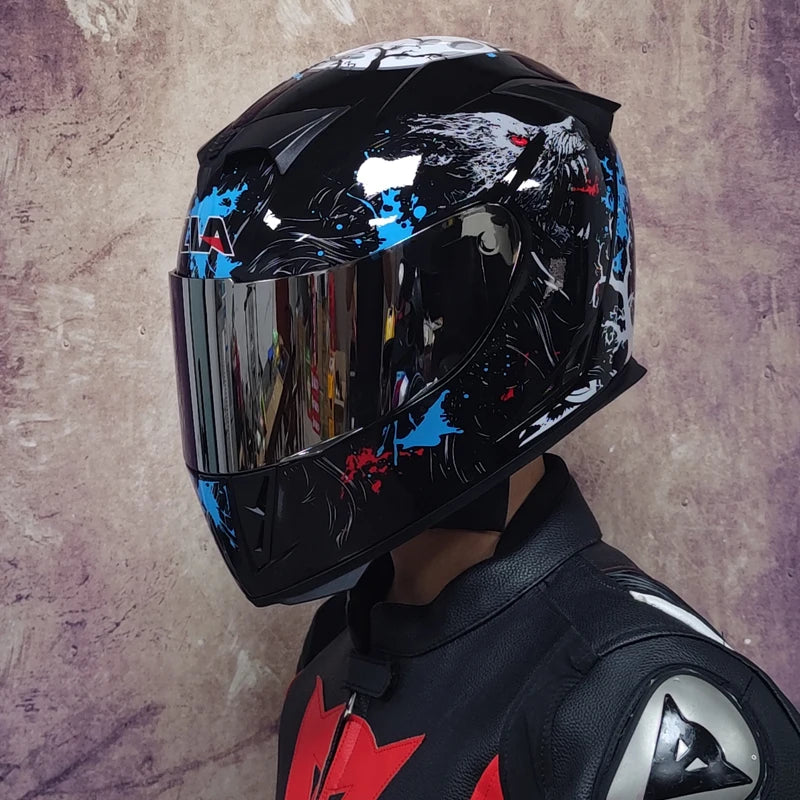 Casque intégral pour moto - Helmetix MX 254