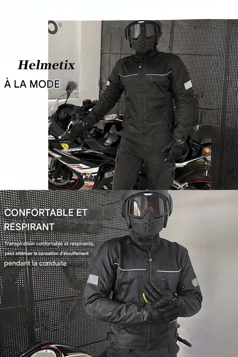 veste moto été homme (ECE) - HELMETIX TPO 236