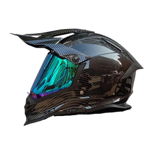 Casque moto cross carbone - Helmetix LX 56
