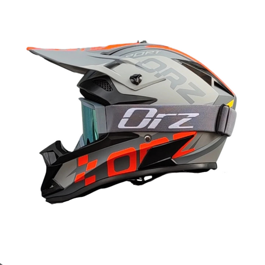 casque moto cross avec lunette - Helmetix LX 58