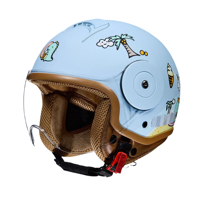 Casque moto enfant Fille / Garçon  - Helmetix PPM 12