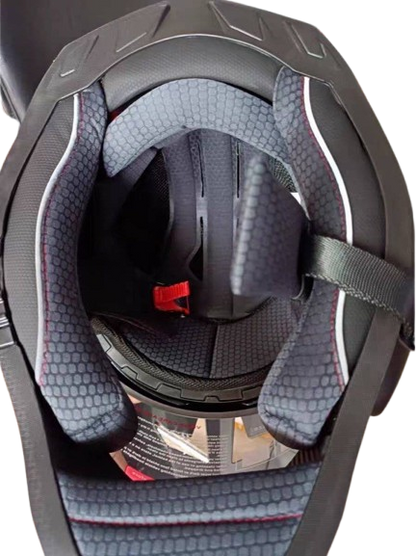 Casque moto cross carbone - Helmetix LX 56